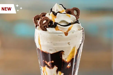 Chocolate Covered Pretzel Milkshake Red robin menu