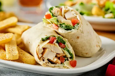 Everything Chicken Caesar Wrap