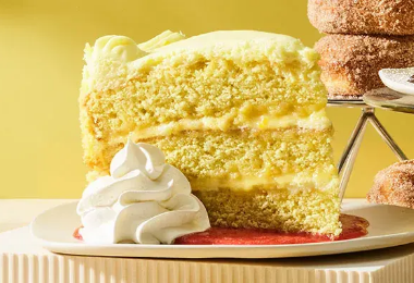 Lemon Cream Layer Cake