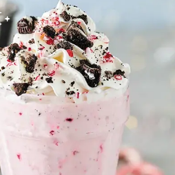 OREO® Candy Cane Milkshake