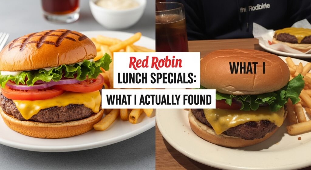 Red Robin Lunch Specials What I Actually Found